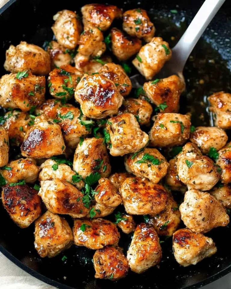 15-Minute Garlic Butter Chicken Bites