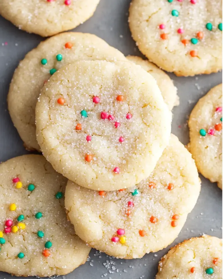 3-Ingredient Easy Sugar Cookies
