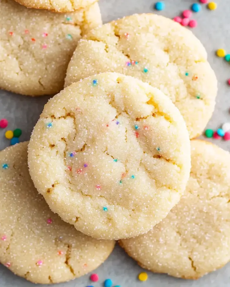 {3-Ingredient} Easy Sugar Cookies