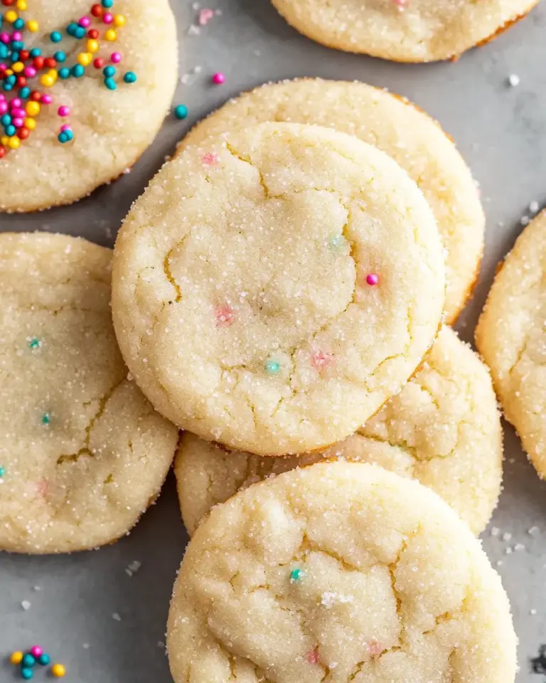 {3-Ingredient} Easy Sugar Cookies