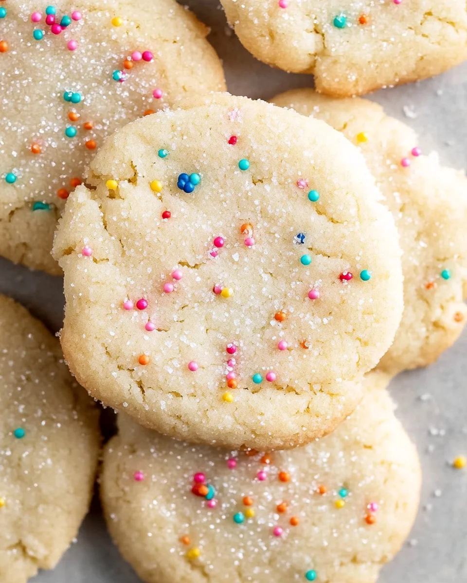 3-Ingredient Easy Sugar Cookies 3-Ingredient