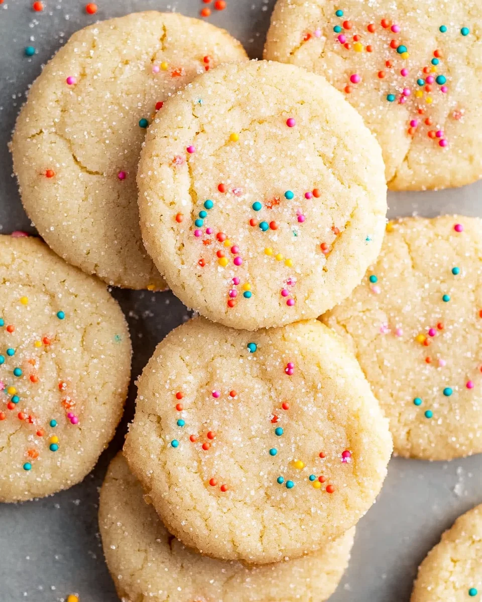 3-Ingredient Easy Sugar Cookies 3-Ingredient