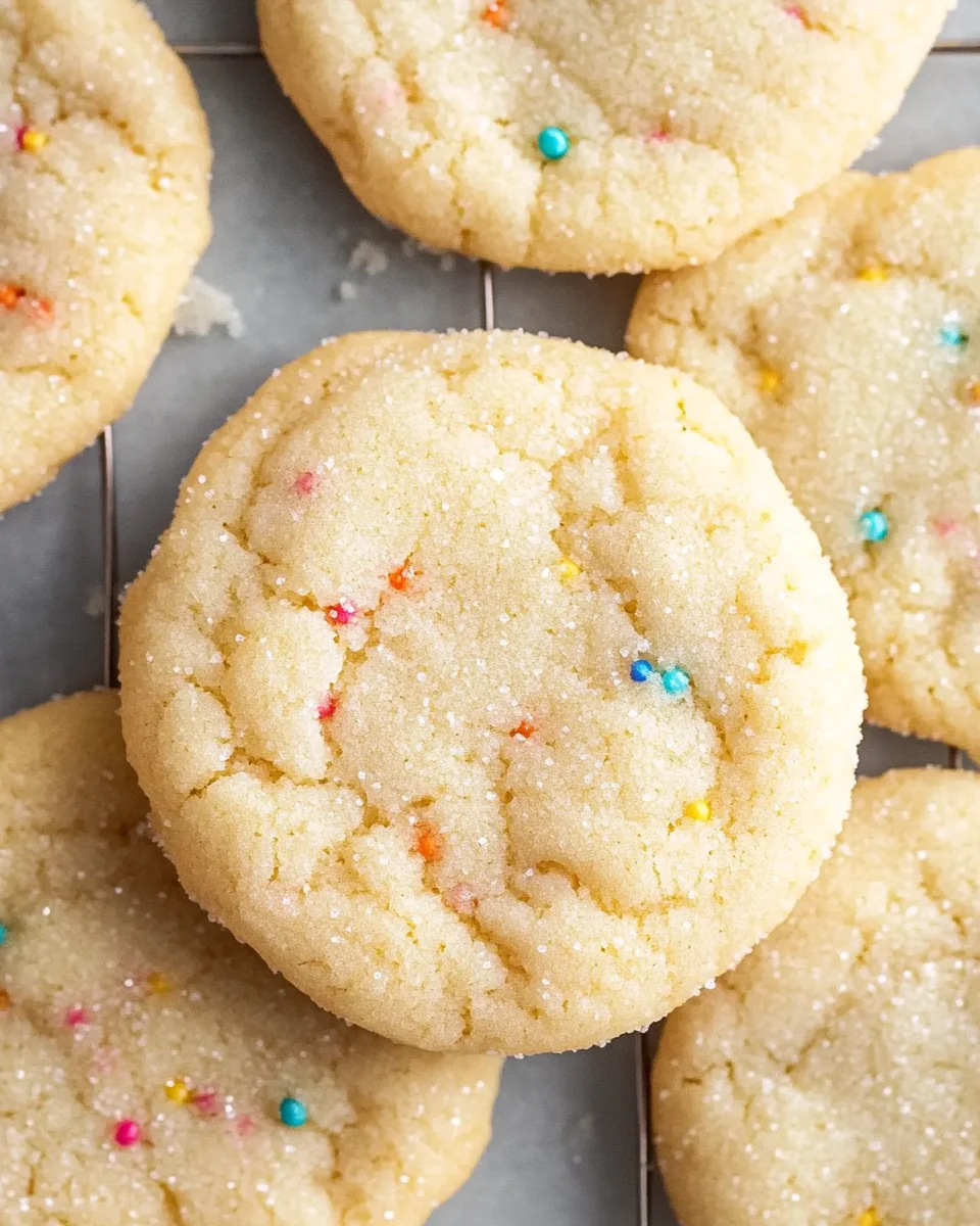 {3-Ingredient} Easy Sugar Cookies {3-Ingredient}