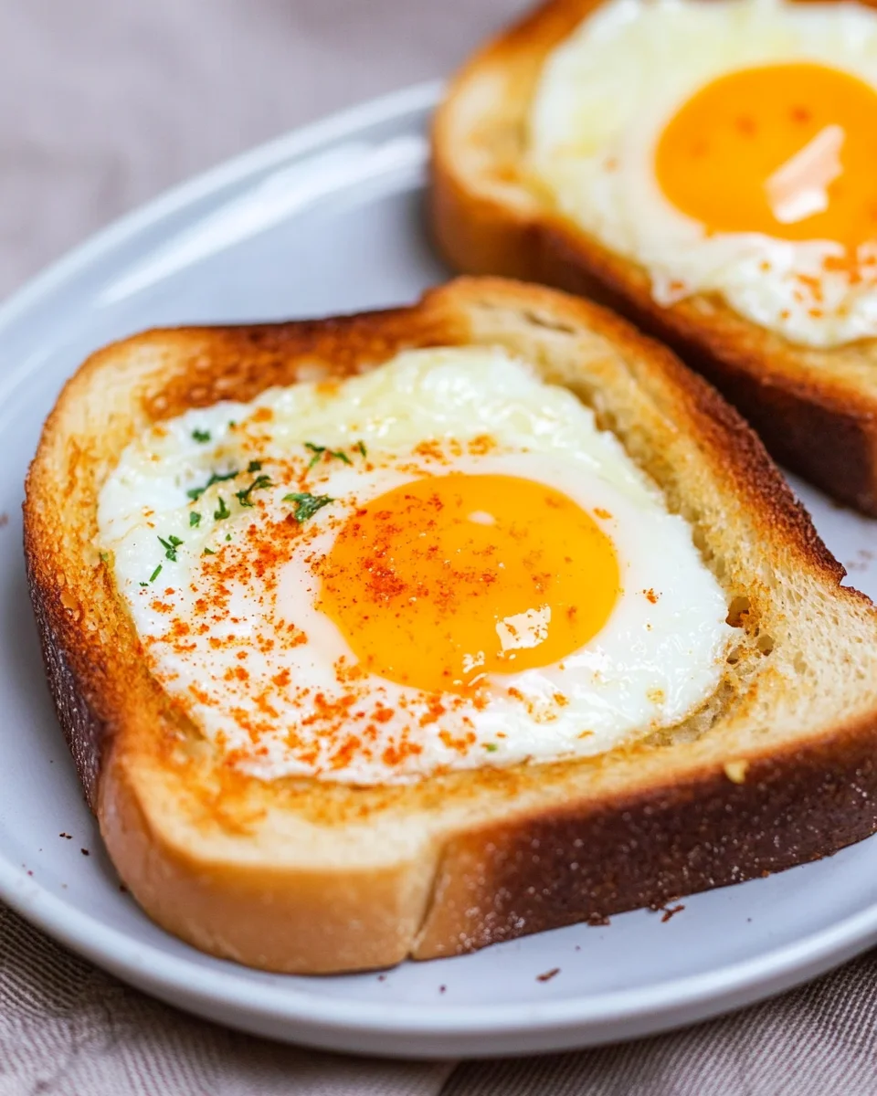 Air Fryer Egg Toast Air