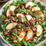 Apple Arugula Salad with Maple Pecans Apple Arugula Salad with Maple Pecans