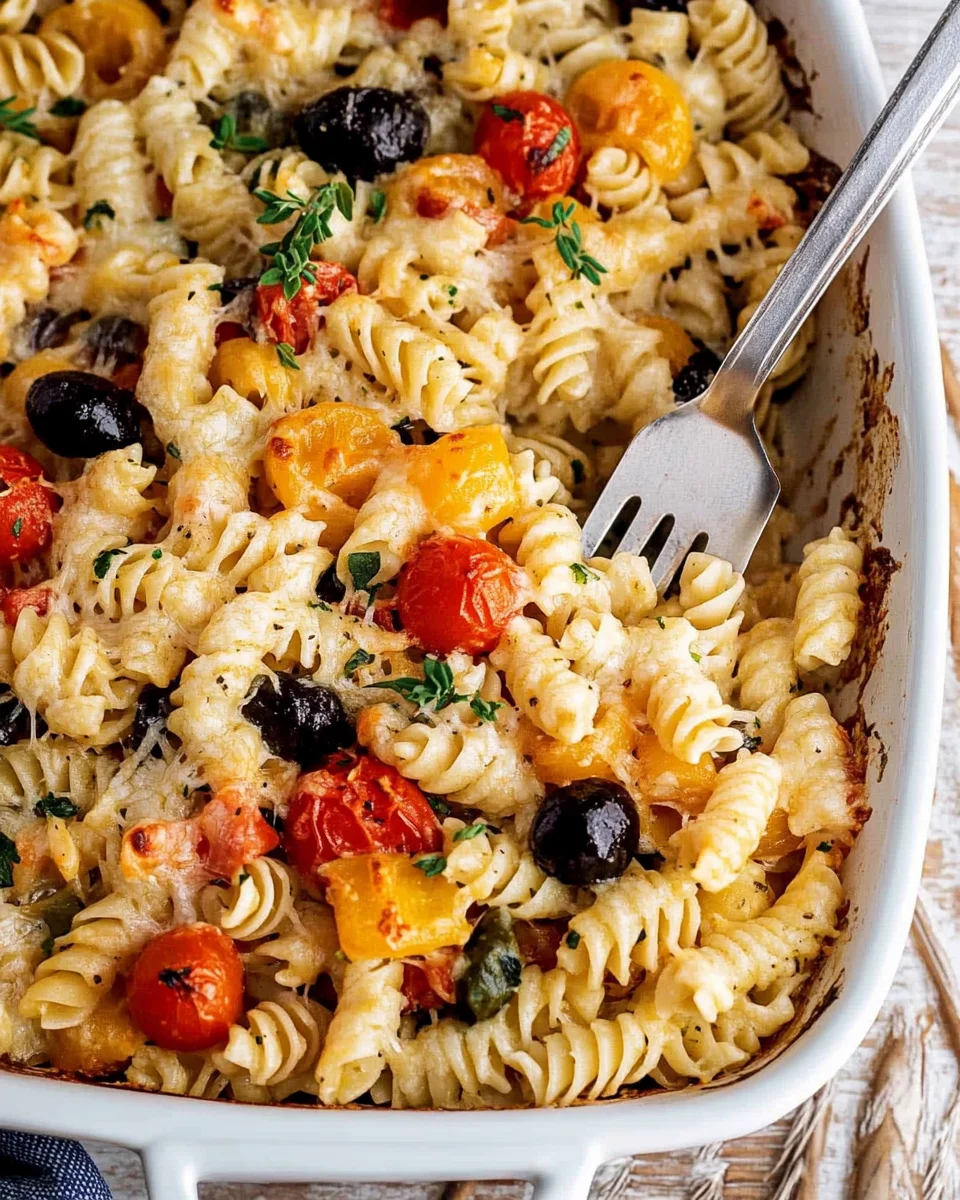 Baked Mediterranean Pasta Baked