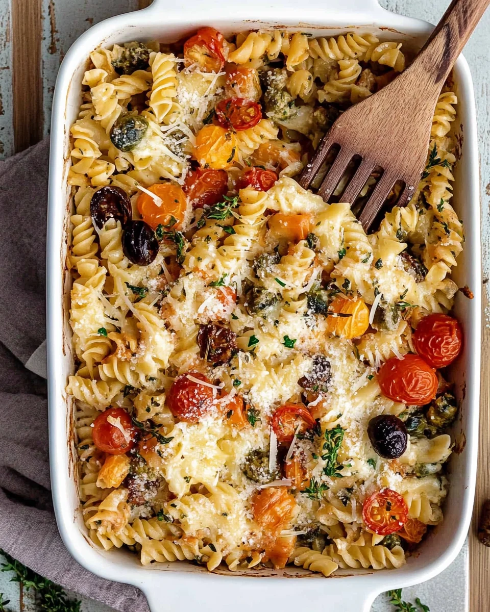 Baked Mediterranean Pasta Baked