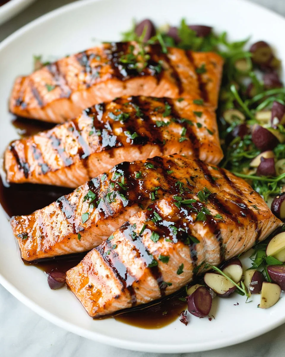 Balsamic Glazed Salmon Balsamic