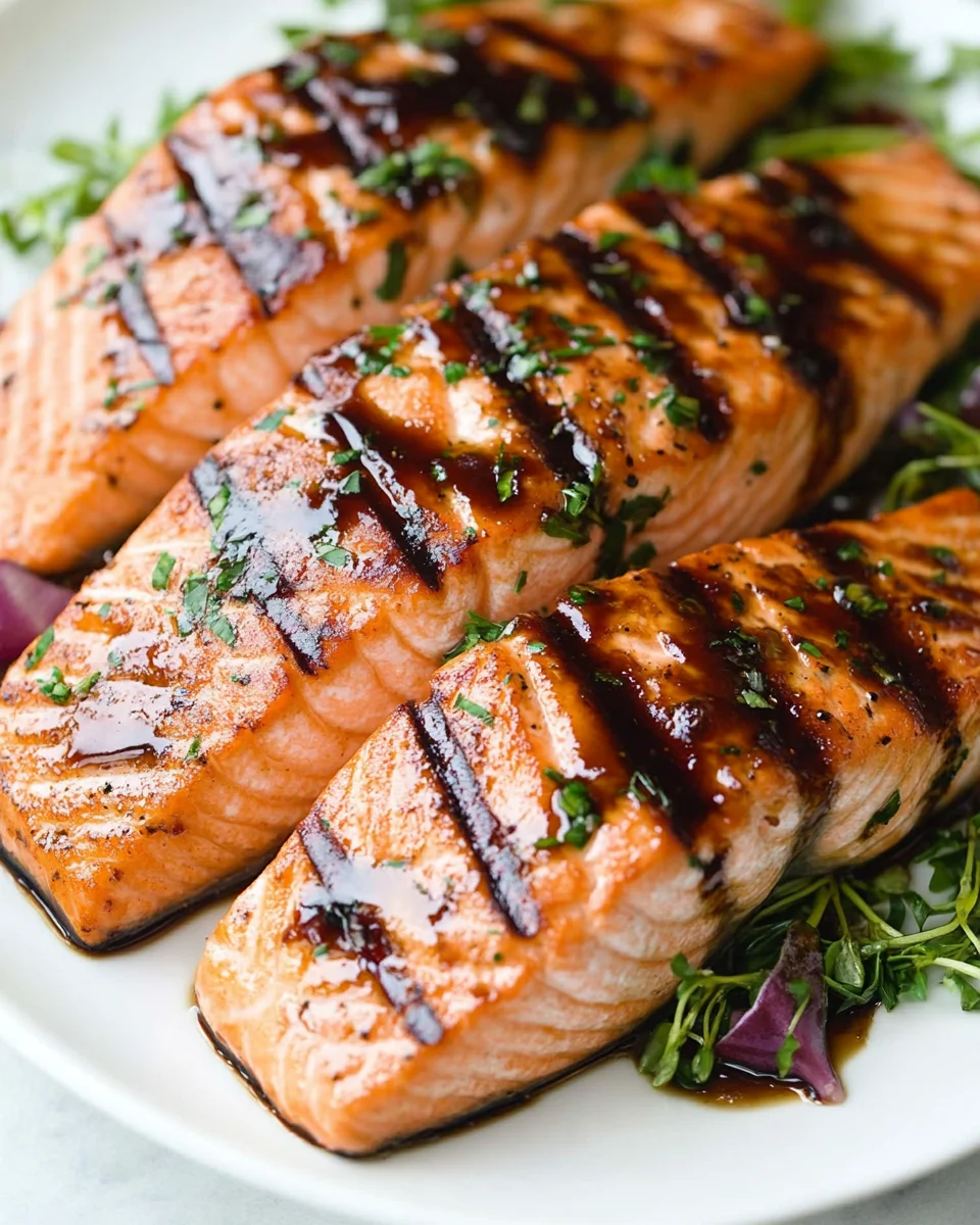 Balsamic Glazed Salmon Balsamic