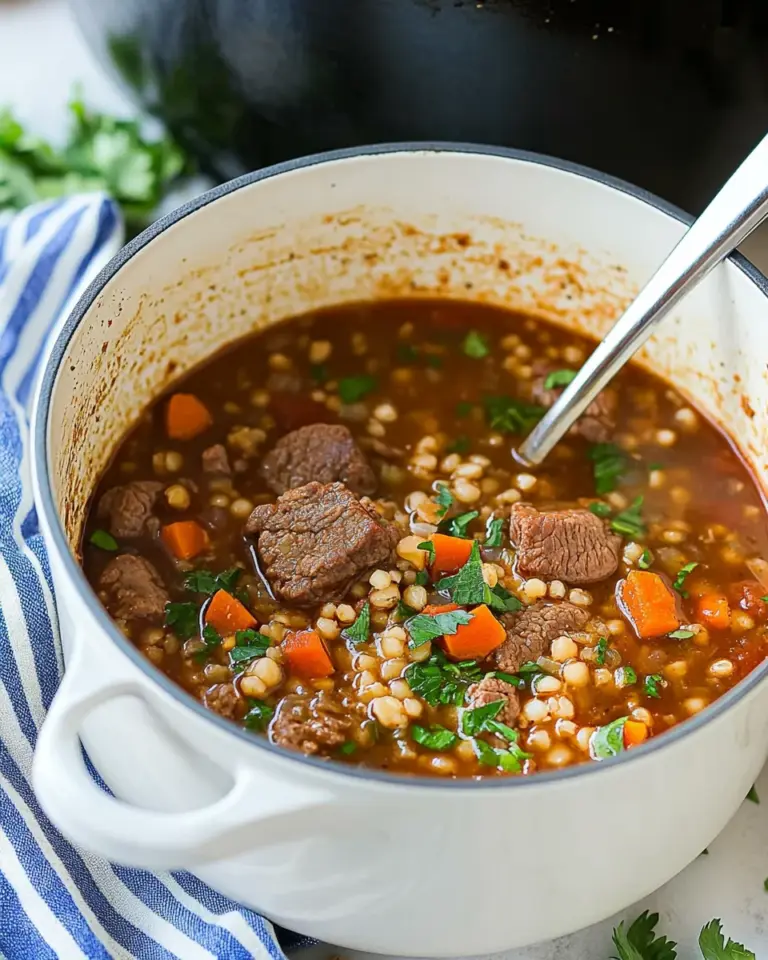 Beef Barley Soup