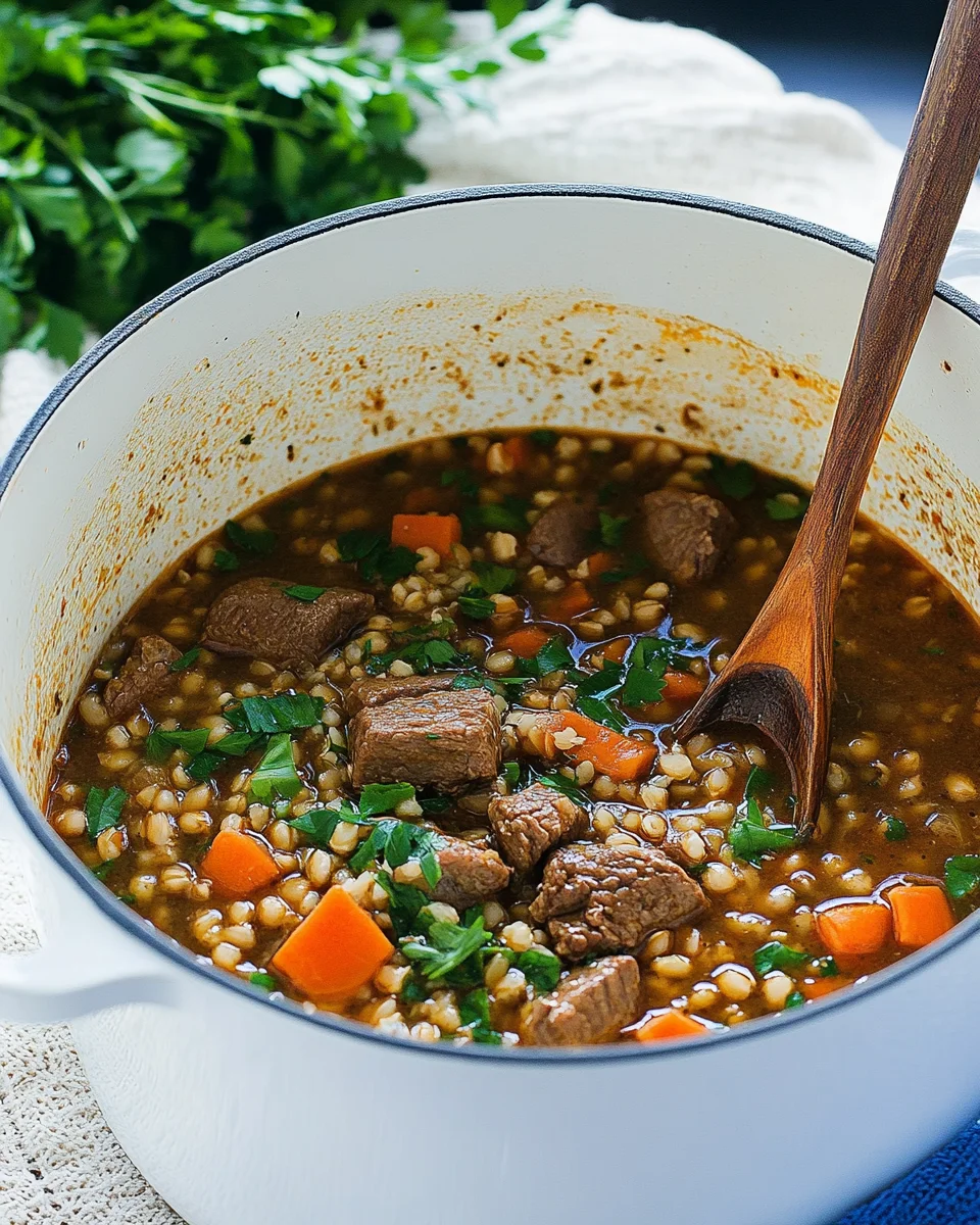 Beef Barley Soup Beef