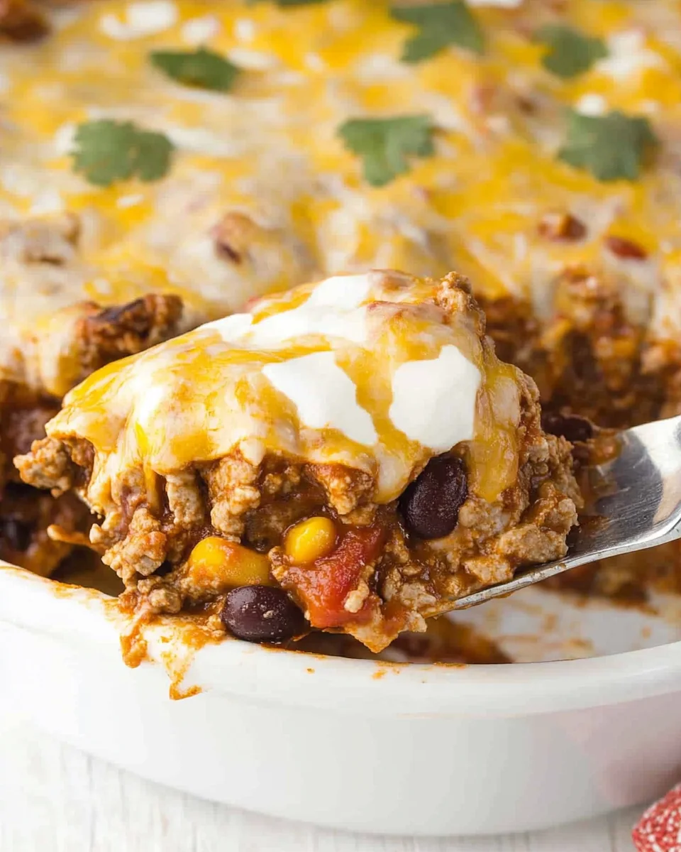 Beef Enchilada Casserole Beef