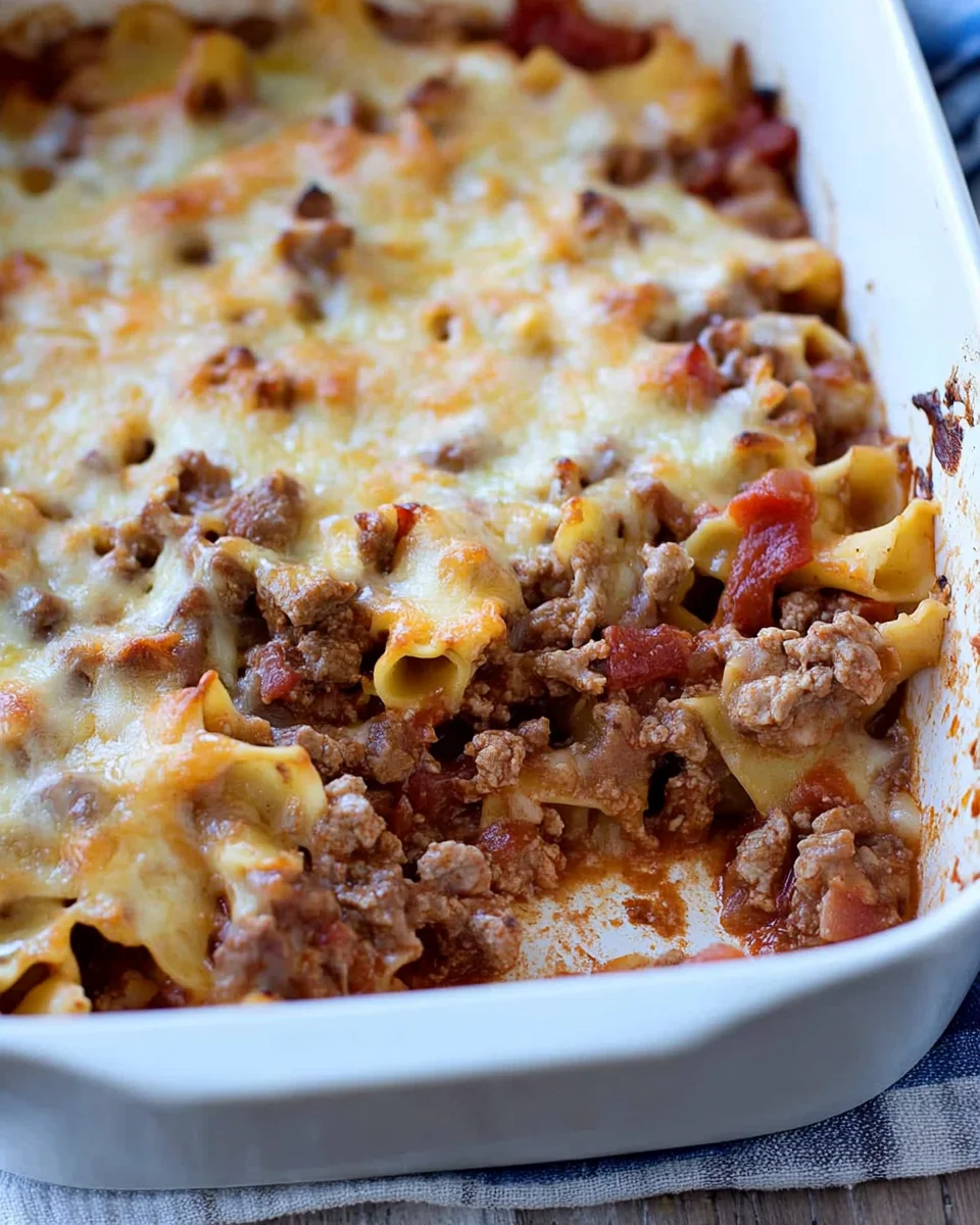 Beef Lombardi Casserole Beef