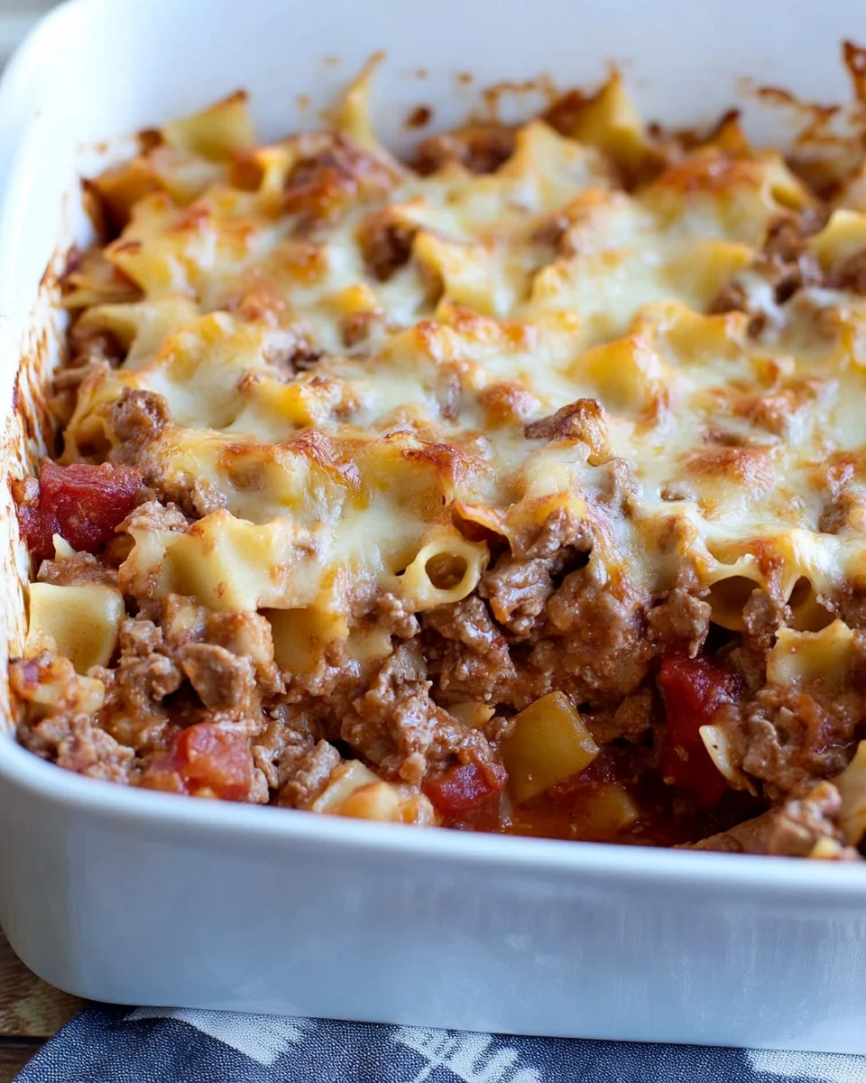 Beef Lombardi Casserole Beef