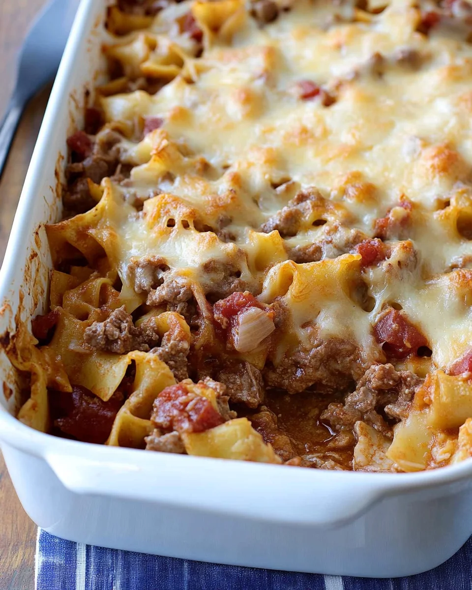 Beef Lombardi Casserole Beef