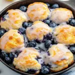 Blueberry Biscuits with Lemon Glaze Blueberry Biscuits with Lemon Glaze
