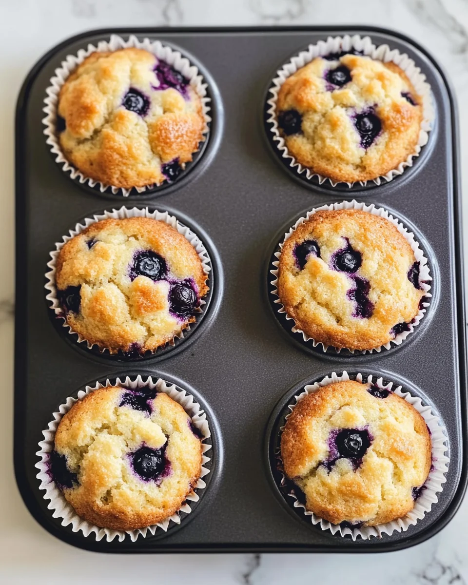 Blueberry Cottage Cheese Muffins