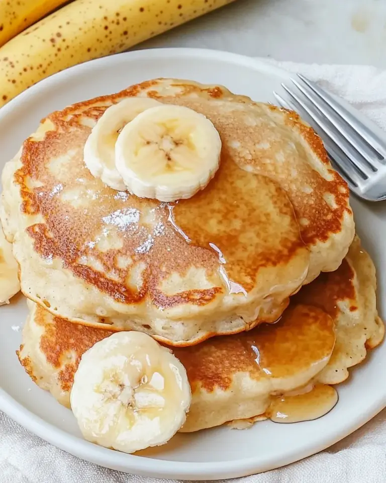 Brown Sugar Banana Pancakes