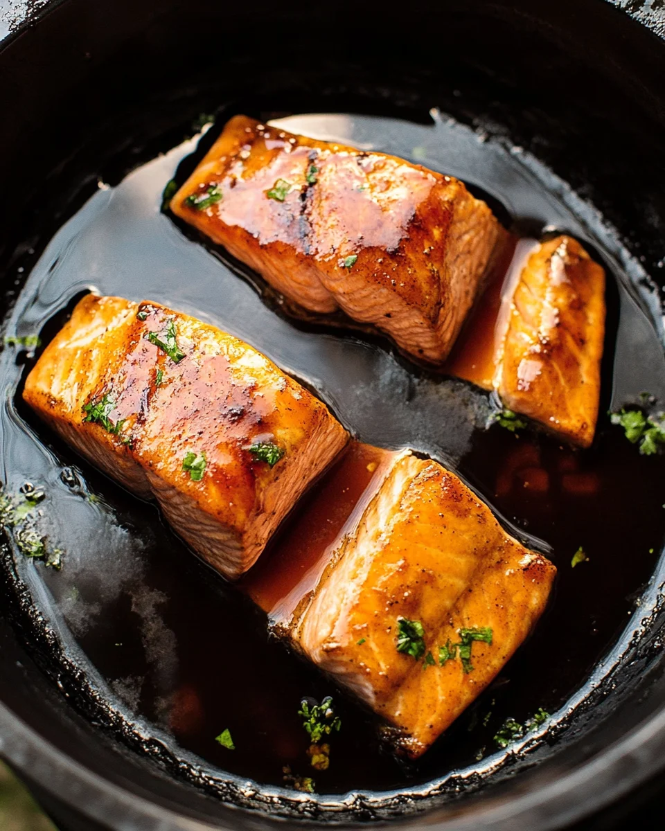 Brown Sugar Glazed Salmon Brown