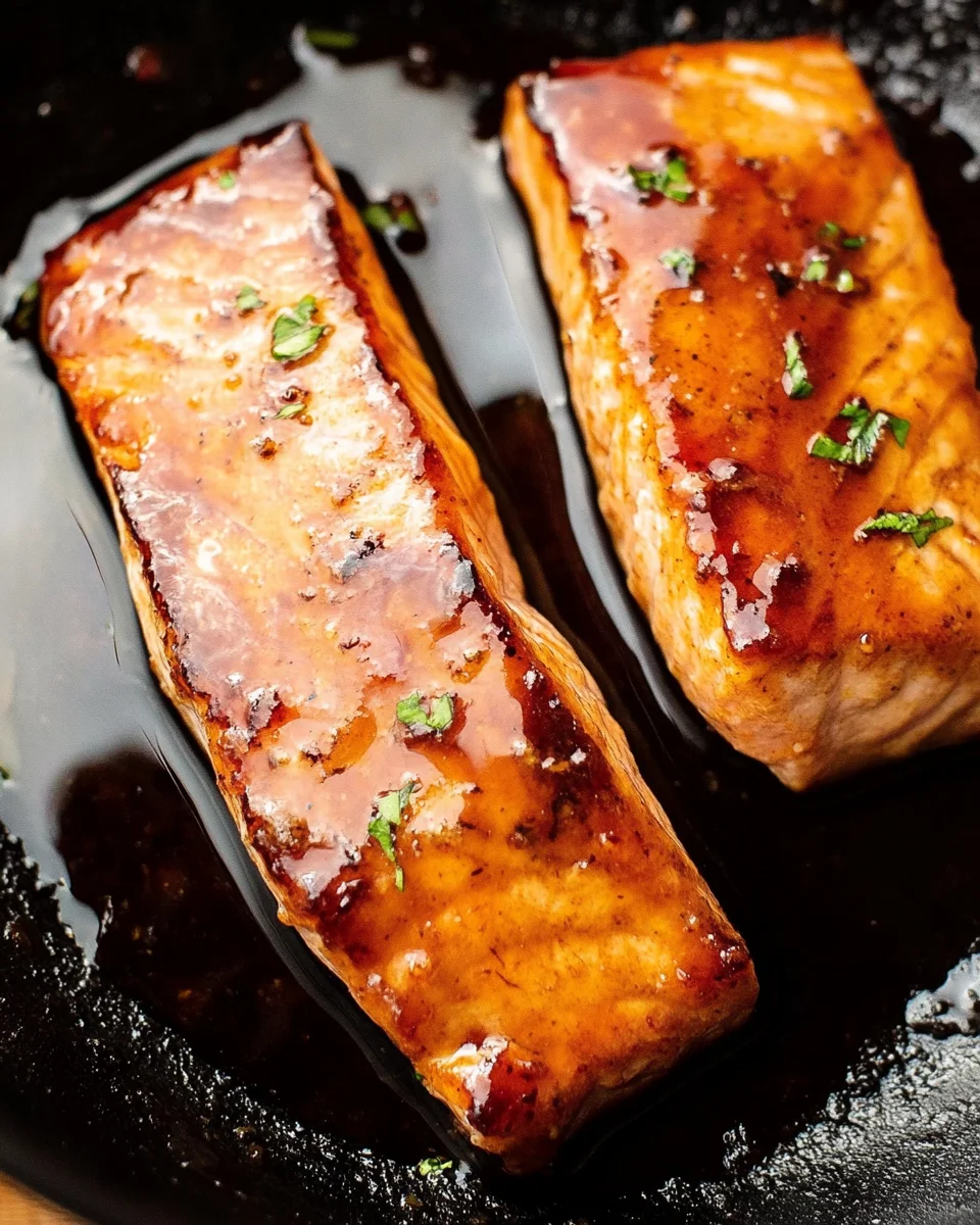 Brown Sugar Glazed Salmon Brown