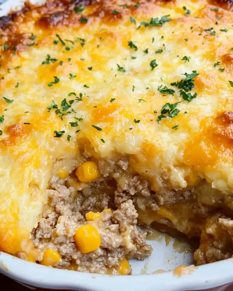 Cheddar Bay Ground Beef Cobbler