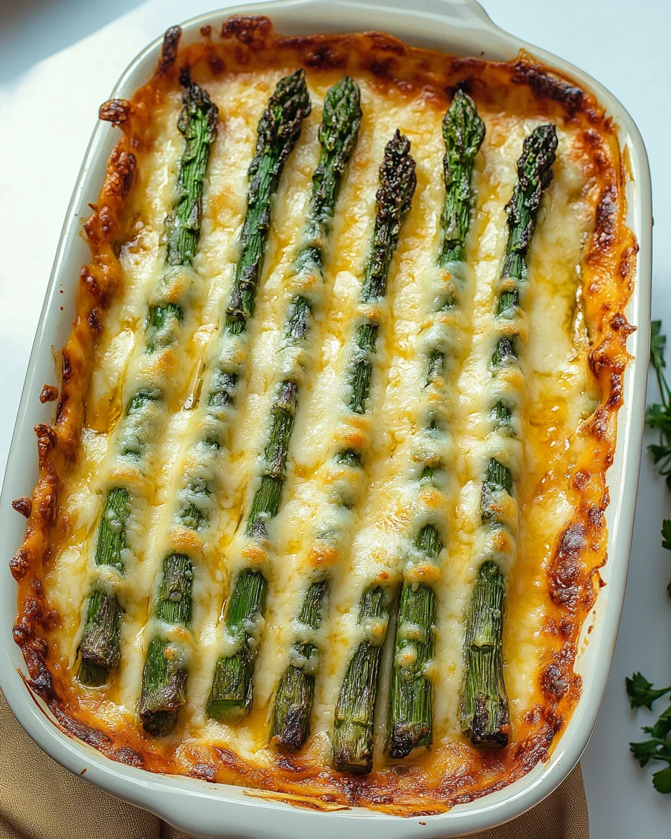Cheesy Baked Asparagus 23 Cheesy