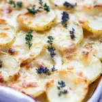 Cheesy Garlic Scalloped Potatoes