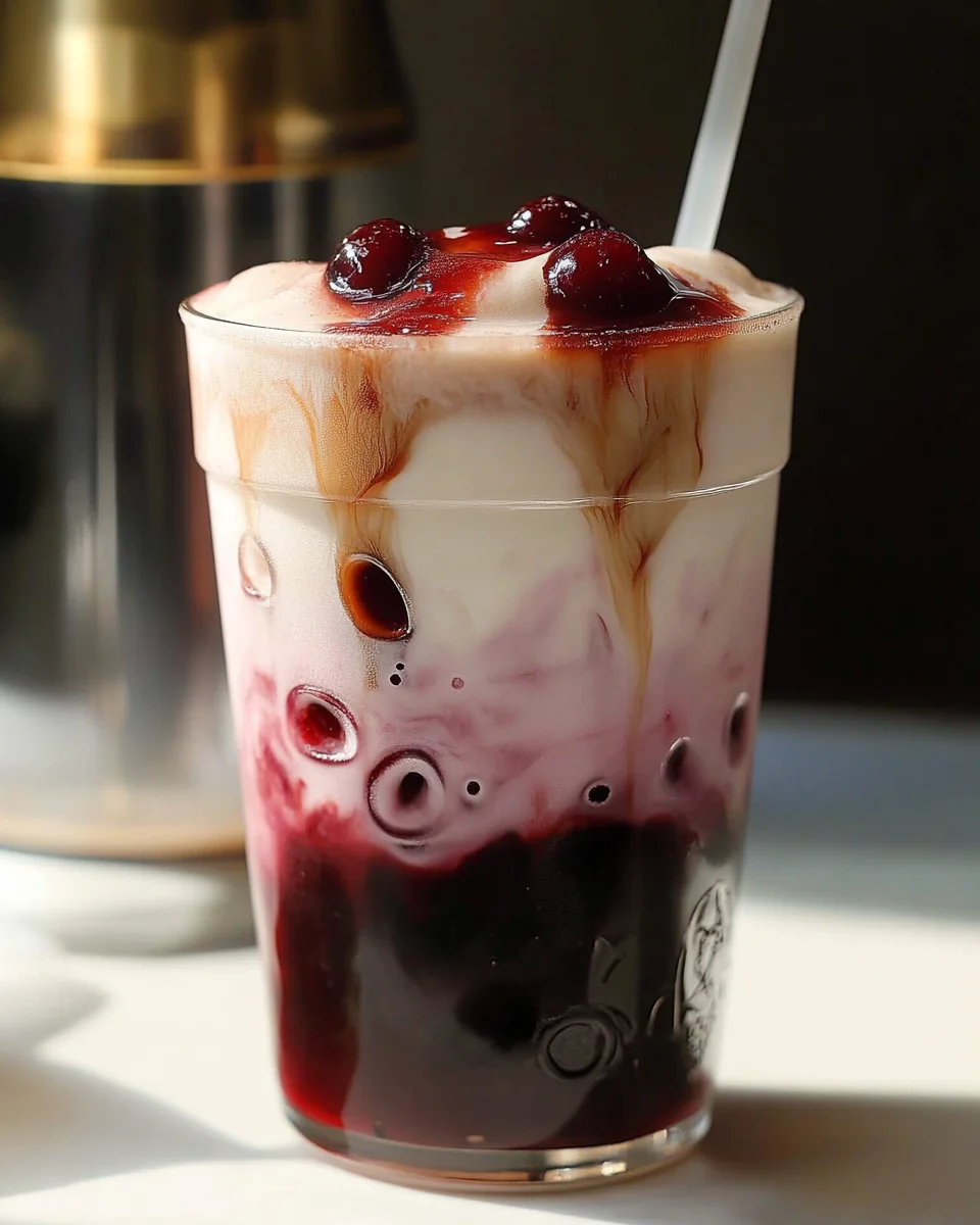 Cherry Vanilla Iced Latte