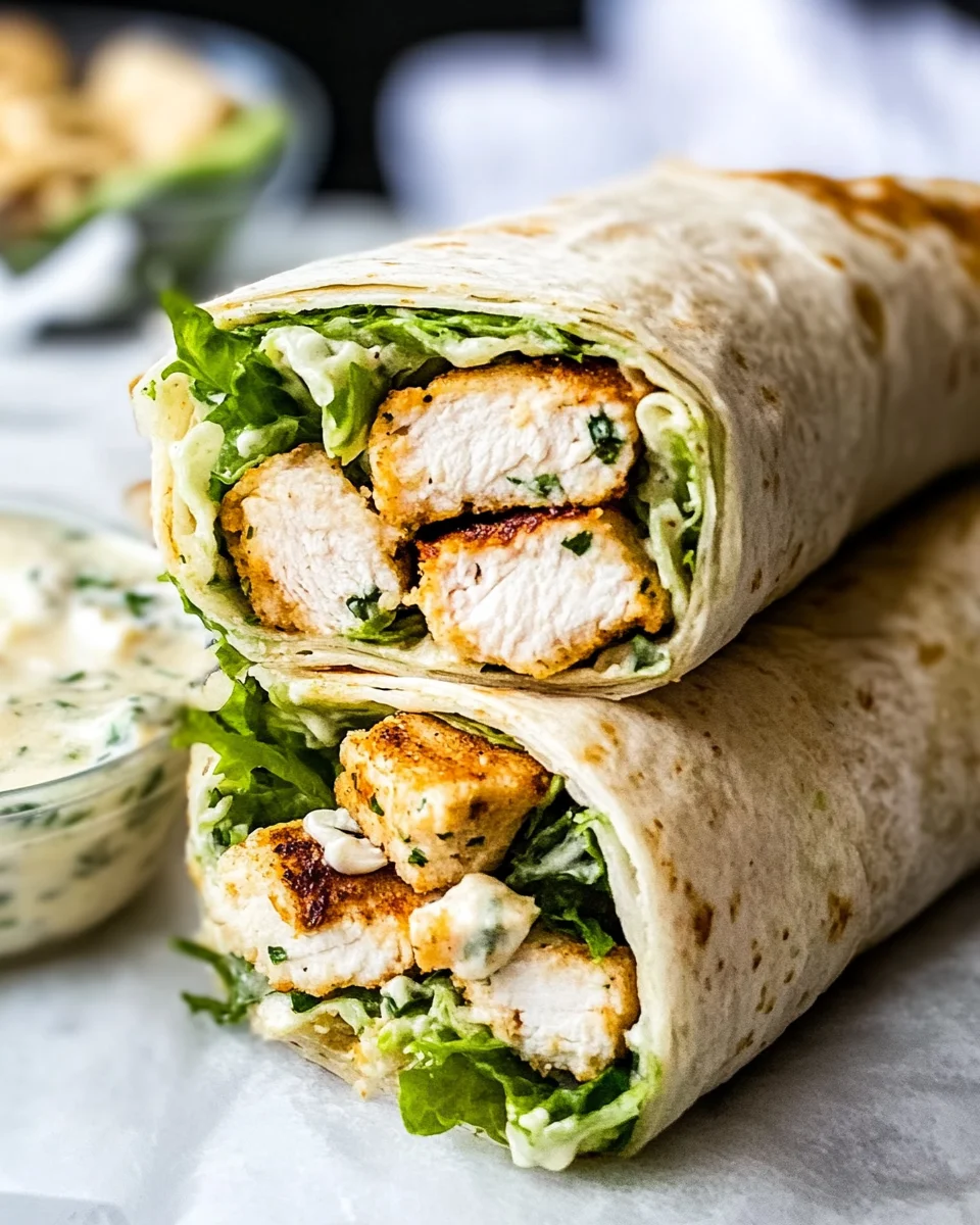 Chicken Caesar Wrap Chicken