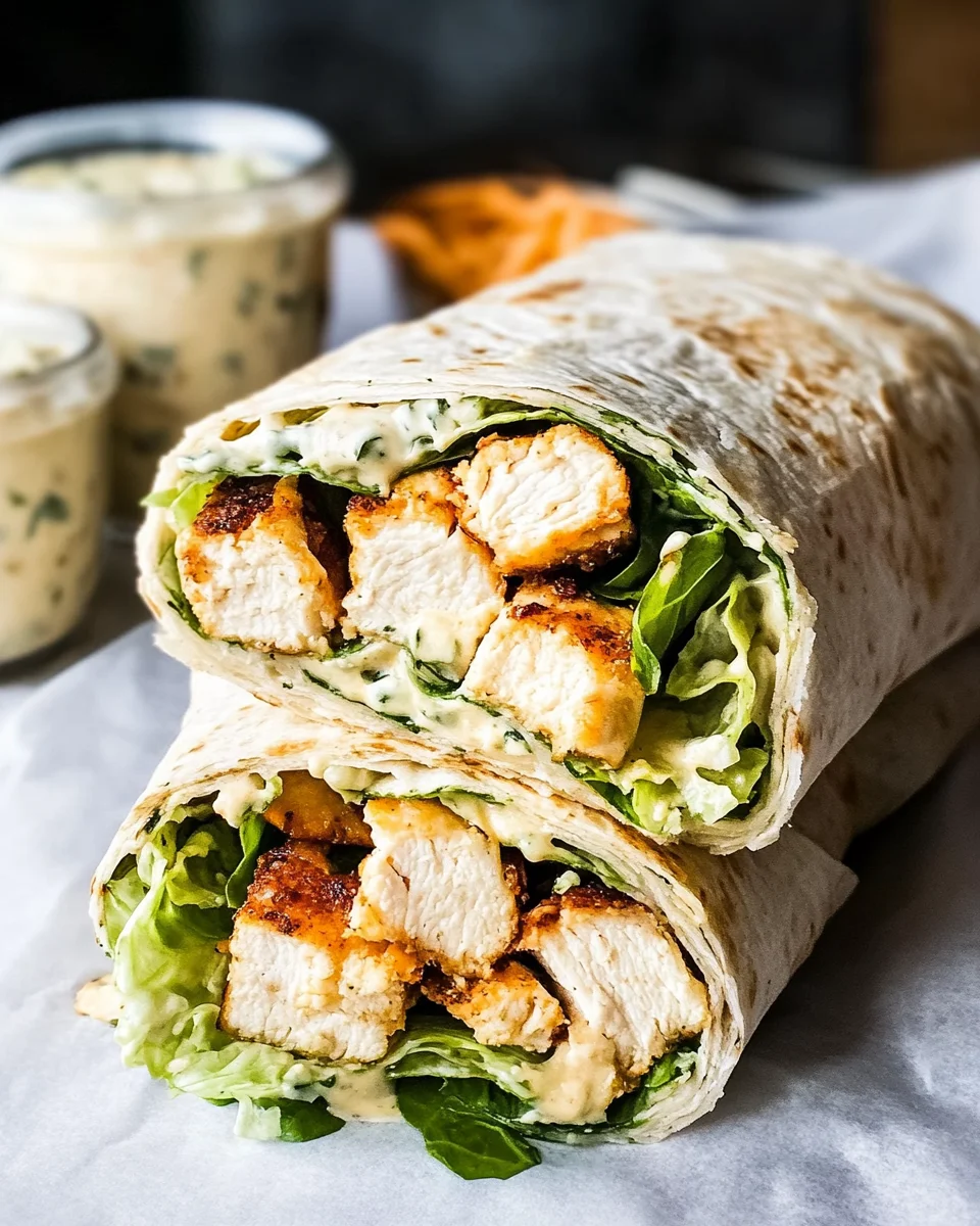 Chicken Caesar Wrap Chicken