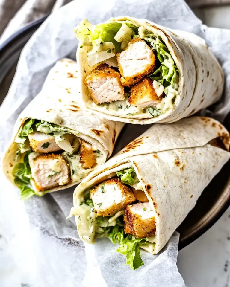 Chicken Caesar Wraps