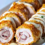 Chicken Cordon Bleu with Cheese Sauce