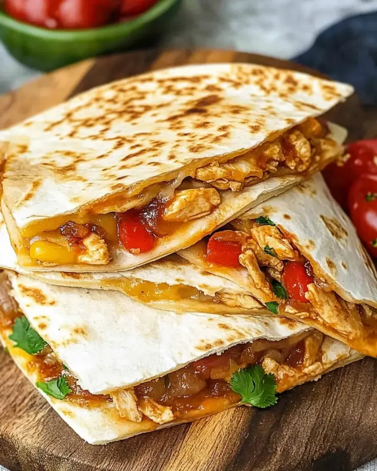 Chicken Fajita Quesadillas