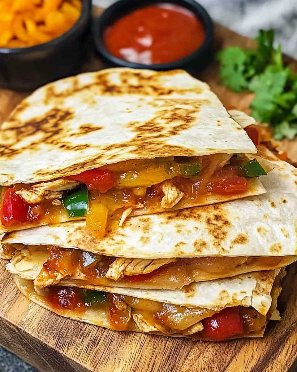 Chicken Fajita Quesadillas Chicken
