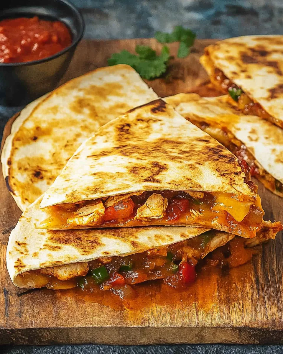 Chicken Fajita Quesadillas Chicken