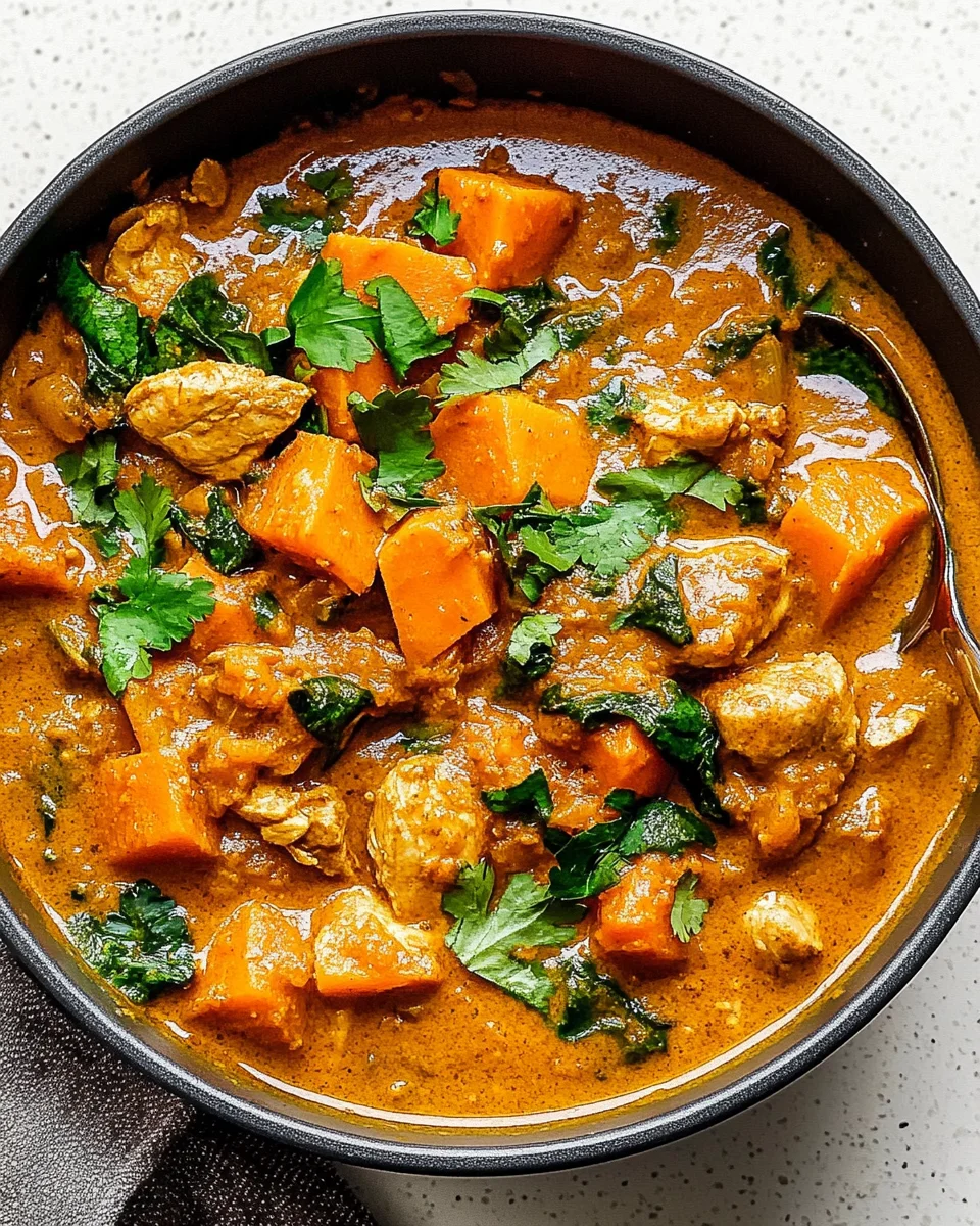 Chicken Sweet Potato Curry Chicken