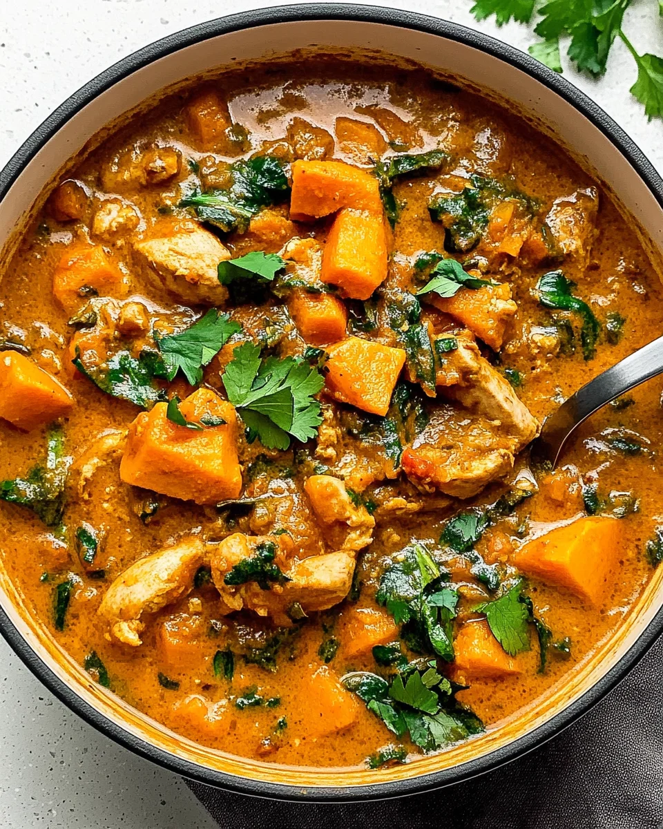 Chicken Sweet Potato Curry Chicken