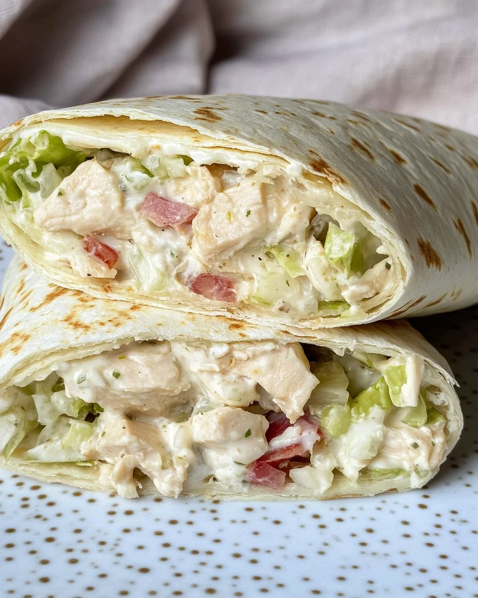 Chopped Chicken Caesar Salad Wrap Chopped