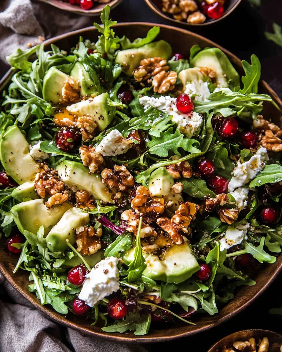 Christmas Salad with Honey Mustard Dressing Christmas
