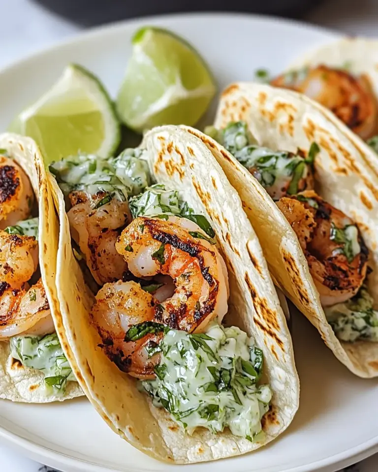Cilantro Lime Shrimp Tacos