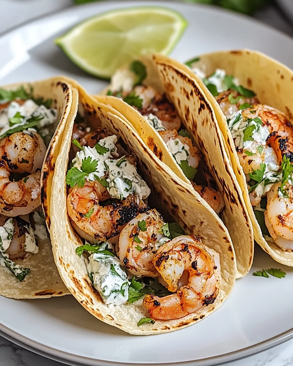 Cilantro Lime Shrimp Tacos Cilantro