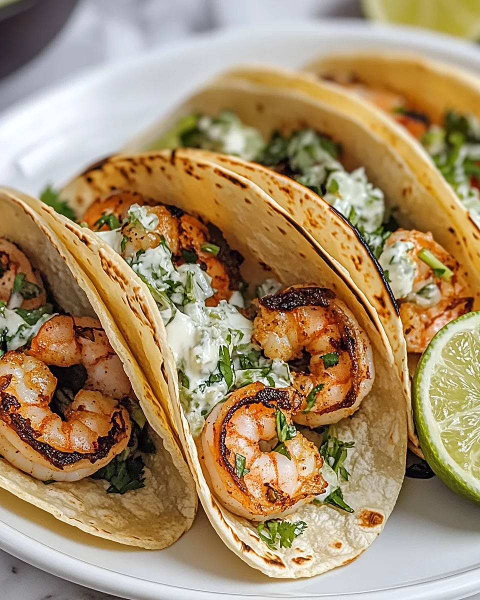 Cilantro Lime Shrimp Tacos Cilantro