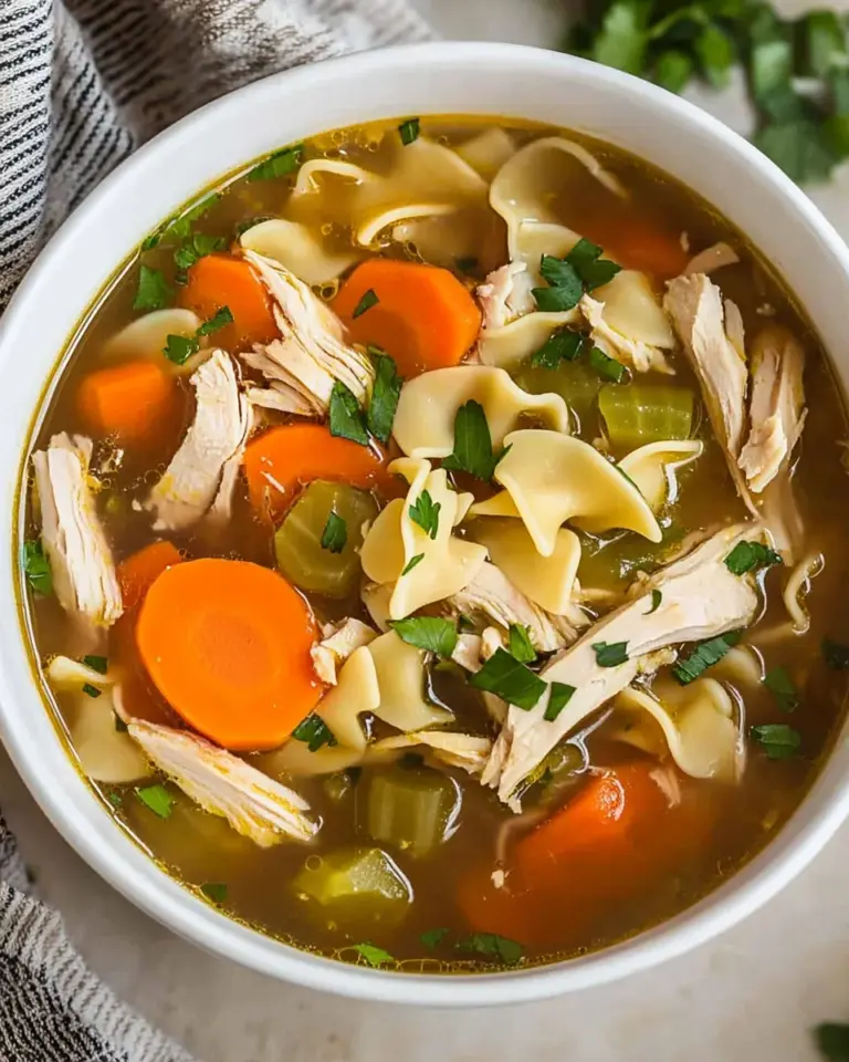 Classic Rotisserie Chicken Noodle Soup