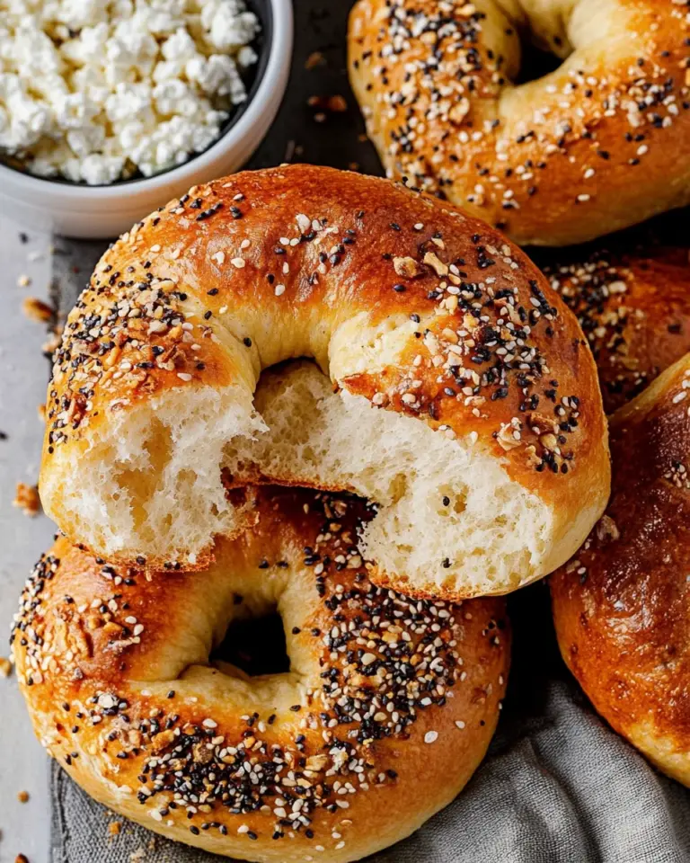 Cottage Cheese Protein Bagels