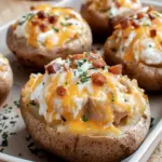 Crack Chicken Stuffed Baked Potatoes Crack Chicken Stuffed Baked Potatoes