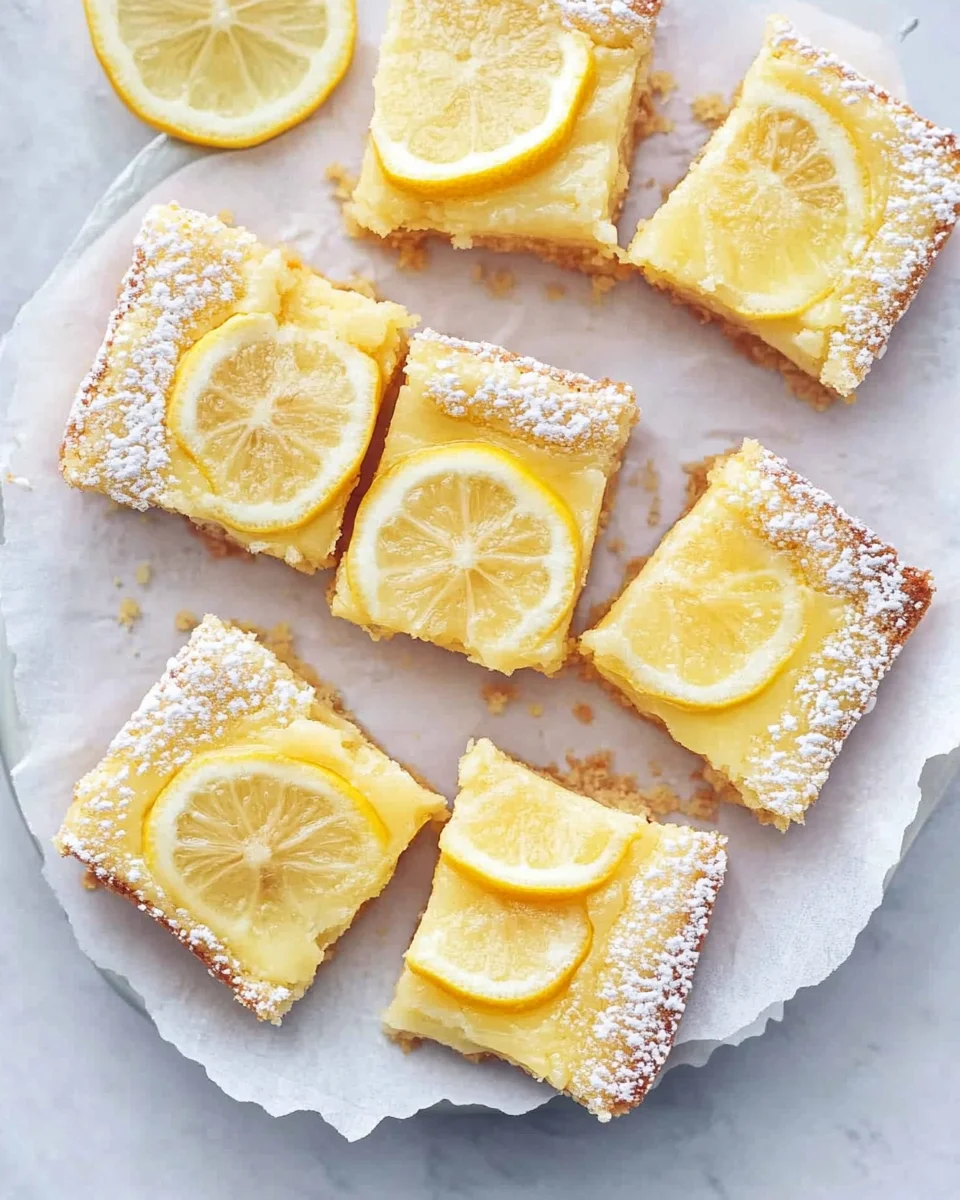 Cream Cheese Lemon Bars Cream