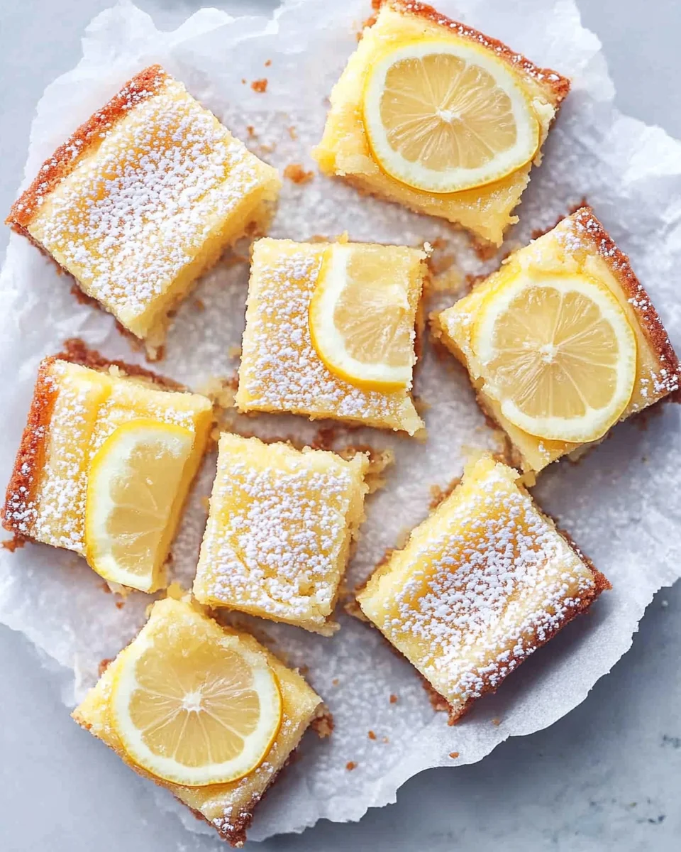 Cream Cheese Lemon Bars Cream
