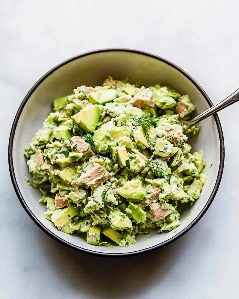 Creamy Avocado Tuna Salad
