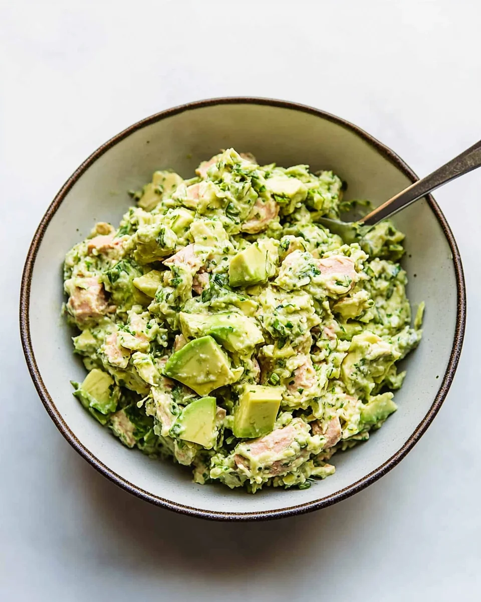 Creamy Avocado Tuna Salad Creamy