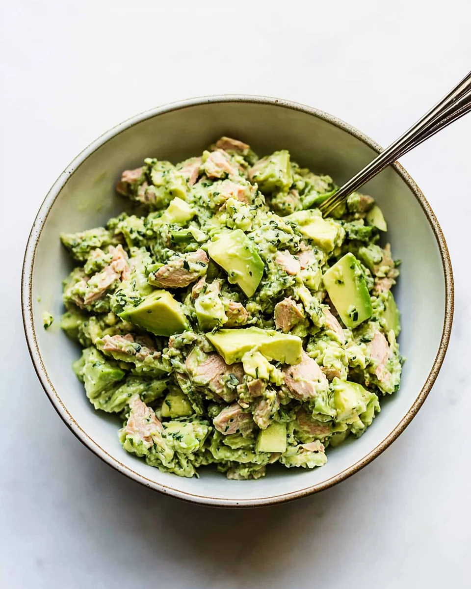 Creamy Avocado Tuna Salad Creamy